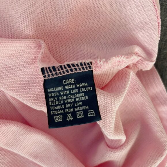 Polo Ralph Lauren Men's Pink Polo Shirt Blue Label Pony Logo Preppy Old Money XL - Picture 5 of 5